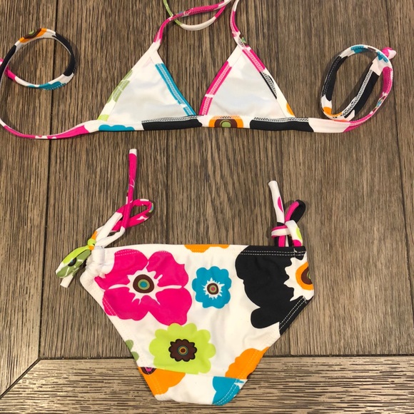 Flowers By Zoe Baby Girls Bikini Sz 12m - Picture 5 of 6